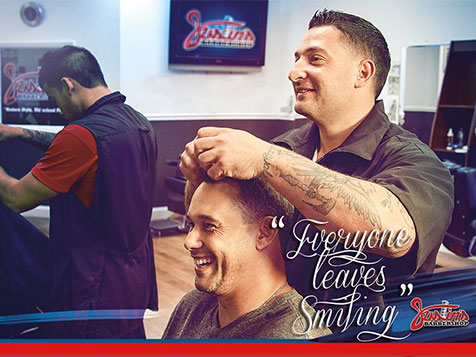 Justin's Barbershop Slider 1